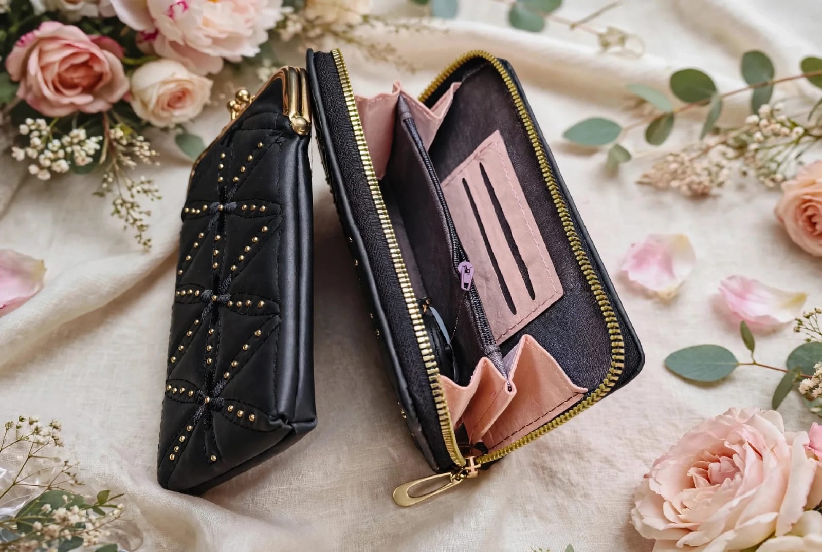 Elegant Women's Quilted Wallet